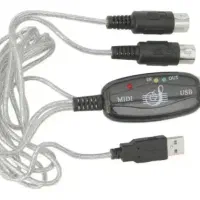 سیم midi تبدیل USB