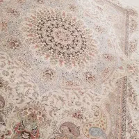 فرش گل برجسته قیطران بسیار زیبا