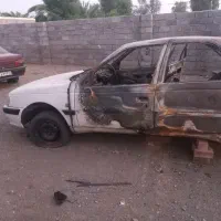 ماشین پارس مدل ۹۹ اتیش گرفته کله جلوی ماشین سالم|خودرو سواری و وانت|ایرانشهر, |دیوار