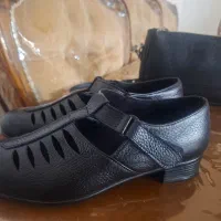 کیف و کفش ست چرم .طبی