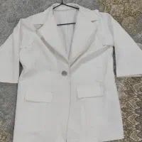 کت زنانه سفید نو