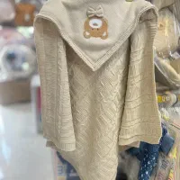 تنوع پتو دورپیچ نوزادی کودک سیسمونی کلاهدار