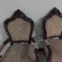 مبل ۹ نفره سلطنتی چوب گردو|مبلمان خانگی و میز عسلی|گرمدره, |دیوار