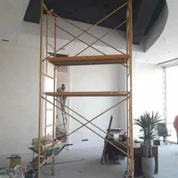 چهارپایه داربستی چرخ دار