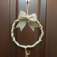 حلقه آویز شمشاد بزرگ / آویز درب|صنایع دستی و سایر لوازم تزئینی|قم, هفت تیر|دیوار