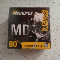 ام دی خام MEMOREX آکبند ژاپن اصل 80 دقیقه MD