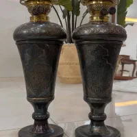 جفت چراغ فولادی قدیمی