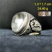 انگشتر‌نقره مردانه درنجف اصل رکاب قلمزنی