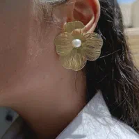 انواع گوشواره استیل و رنگ ثابت