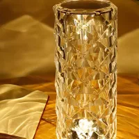 آباژور کریستالی لمسی رومیزی مدل ریموت دار