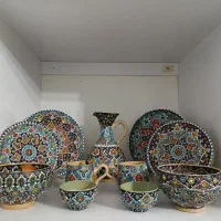 سرویس نقطه کوب نو نو همراه با قلیون ست خودش|صنایع دستی و سایر لوازم تزئینی|لنجان, |دیوار