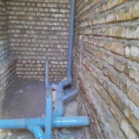 تاسیسات ساختمانی لوله کشی آب و فاضلاب|خدمات پیشه و مهارت|اصفهان, آبشار|دیوار