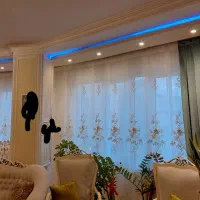 پرده پذیزایی ۴ عدد والان مخمل و توری
