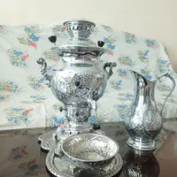 سماور گازی جهیزیه عروس|سماور، چای‌ساز، قهوه‌ساز|مشهد, رستگار|دیوار