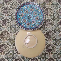 بشقاب مینا کاری