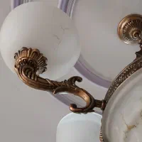 لوستر شش شاخه حباب دار|لوستر و چراغ آویز|تهران, شهرک شریعتی|دیوار
