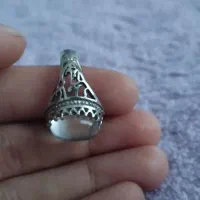 انگشتر نقره وزن 5 گرم طاق با کلش آف کلنز