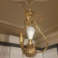 لوستر طلایی|لوستر و چراغ آویز|تبریز, |دیوار