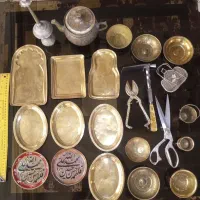 ظروف مسی و برنجی قدیمی|کلکسیون اشیاء عتیقه|تهران, چیتگر شمالی|دیوار