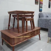 میز جلو مبلی کشودار