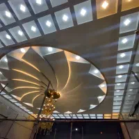 کناف سقف کاذب،لاین نوری،تایل،کاغذ دیواری و کابینت