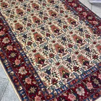 قالیچه گلدانی دستبافت ورامین