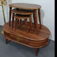 مدل بیضی زیبا جلو مبلی عسلی کد 111 وکیوم ضدخش|مبلمان خانگی و میز عسلی|قم, قلعه کامکار|دیوار