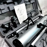 تلسکوپ Reflector 76/700 کامل با کیف هارد و متعلقات|کلکسیون و سرگرمی|رشت, علی آباد|دیوار