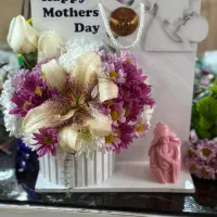 باکس گل روز مادر گل طبیعی