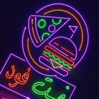 تابلو ال ای دی مناسب برا بیرون و پشت شیشه