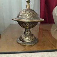 ظرف عتیقه  برنج  طرح کره زمین