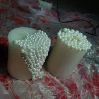 ست شمع مرواریدی