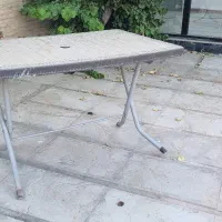 میز۶ نفره حصیری برند ناصر مناسب ویلا