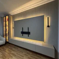 طراحی و اجرای تی‌وی‌وال سفارشی لاکچری،لوکس اقتصادی