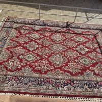 قالی دست باف با نقش و رنگ جذاب|فرش|رفسنجان, |دیوار