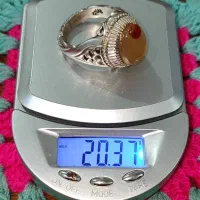 انگشتر نقره عقیق شجر فیروزه یاقوت توپاز|جواهرات|اهواز, کوروش|دیوار