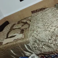 رو تختی ساتن درحد نو سالم قیمت ۸۵۰|سرویس روتختی|قم, بنیاد|دیوار