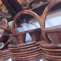 جا آجیلی چوبی لوکس|صنایع دستی و سایر لوازم تزئینی|زابل, |دیوار