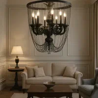 لوستر زنجیری مدرن