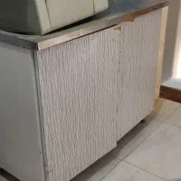 کابینت اشپزخانه فلزی با سینک .ابچک.