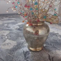 گل و گلدان گل های کریستالی|گل مصنوعی|مشکیندشت, |دیوار