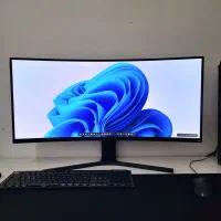 مانیتور 34 اینچ گیمینگ 144hz 2K قیمت نو ۴۴