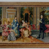 تابلو فرش (شاعر جوان)|تابلو فرش|اردبیل, |دیوار