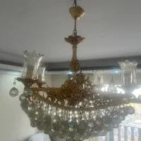 لوستر آویز تمام برنج|لوستر و چراغ آویز|تهران, وردآورد|دیوار