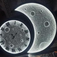 تابلو ماه ساعت