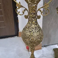 گلدان بلند برنز اصل