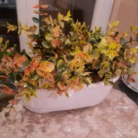 گلدان با گل مصنوعی