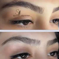 نیازمند مدل سایه ابرو/خط چشم/بن مژه/و شیدینگ لب