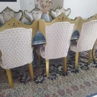 یک دست نهارخوری 8نفره در حد نو فوری فروش