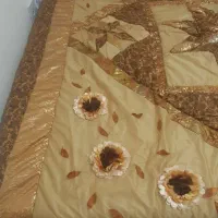 روتختی ساتن دو نفره همراه با رو بالشتی